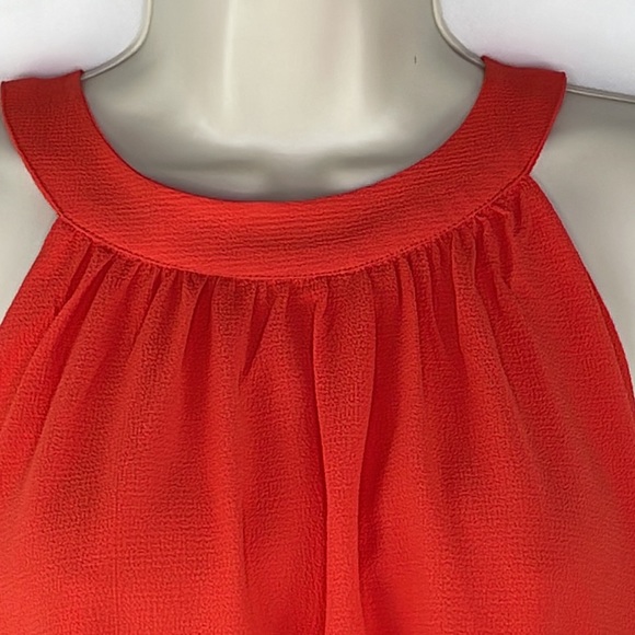 Adrienne Vittadini Coral Red Top - Picture 2 of 9